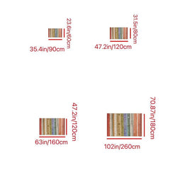 Nordic Moroccan Ethnic Style Carpet Mat Living Room Sofa Coffee Floor Mat