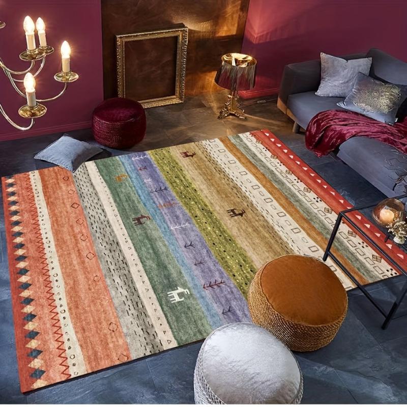 Nordic Moroccan Ethnic Style Carpet Mat Living Room Sofa Coffee Floor Mat