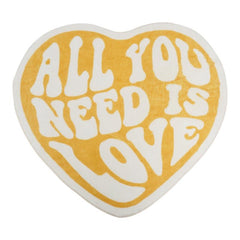Nordic Heart Shaped Plush Carpet Soft Fluffy Lounge Rug Home Decor