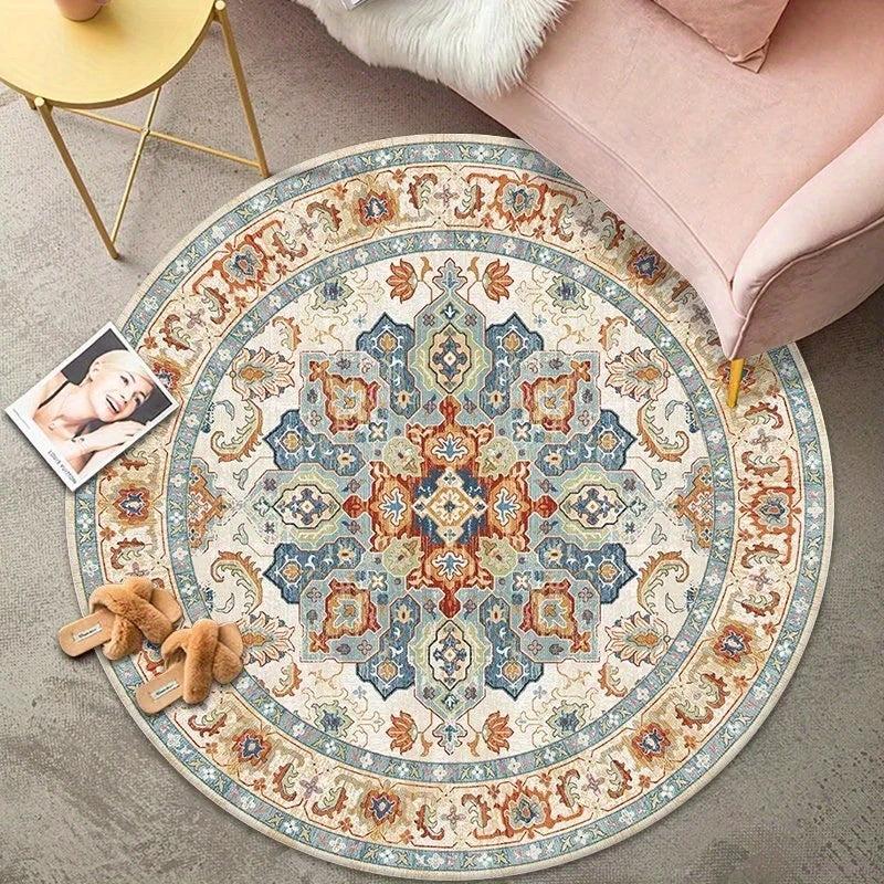 Bohemian Floor Carpet Soft Non Slip Indoor Mat For Room Decor