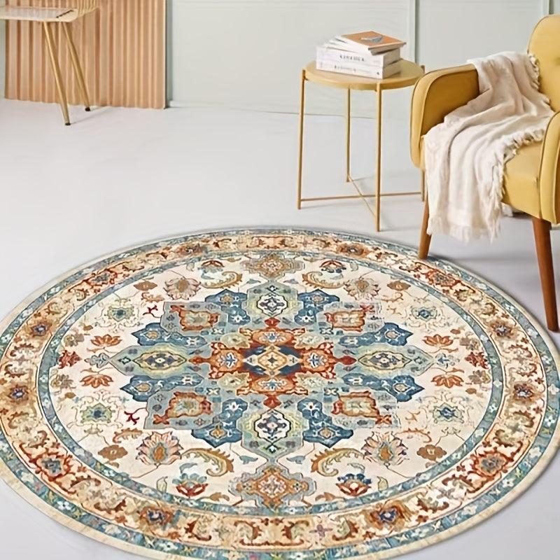 Bohemian Floor Carpet Soft Non Slip Indoor Mat For Room Decor