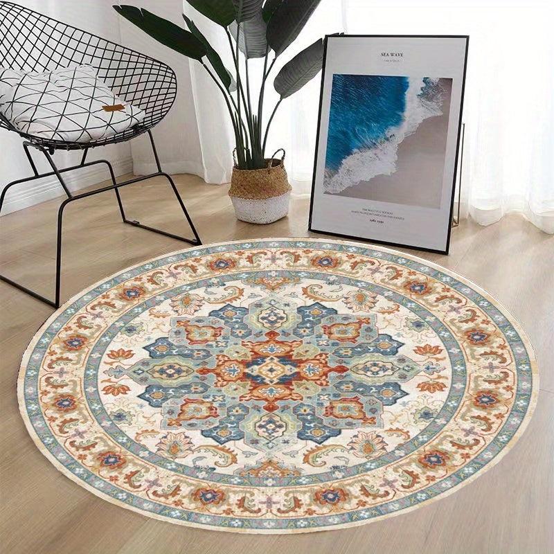 Bohemian Floor Carpet Soft Non Slip Indoor Mat For Room Decor
