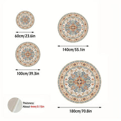 Bohemian Floor Carpet Soft Non Slip Indoor Mat For Room Decor