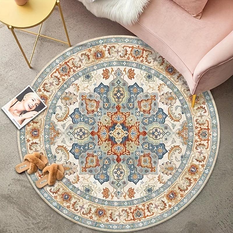 Bohemian Floor Carpet Soft Non Slip Indoor Mat For Room Decor