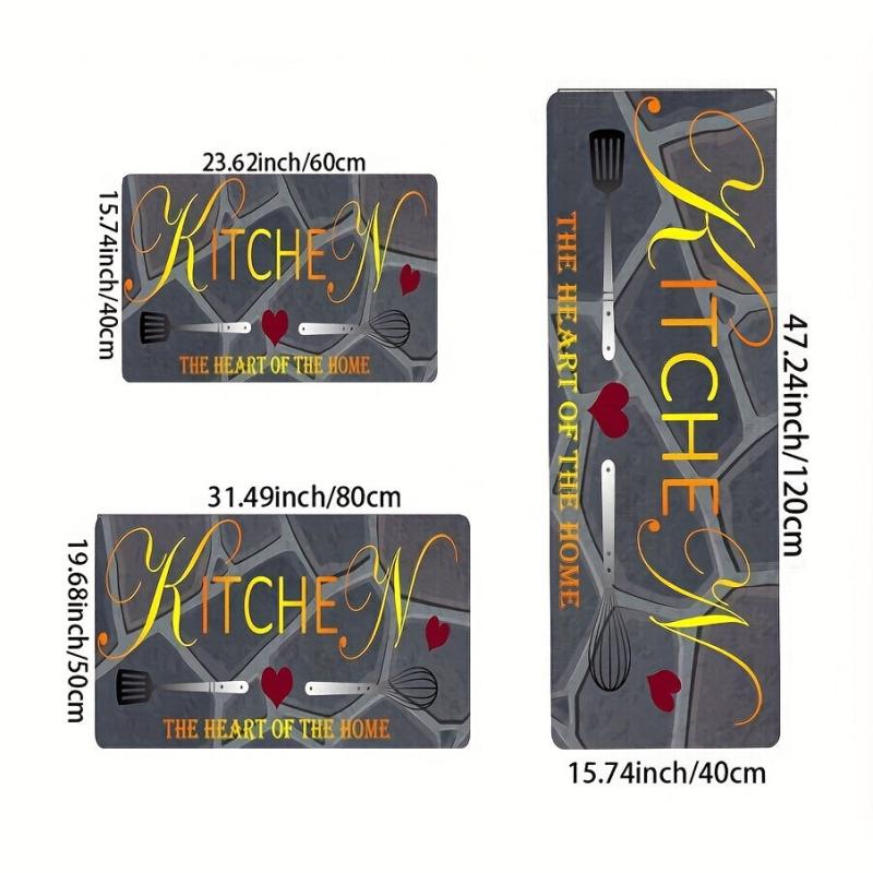 Soft Anti Fatigue Memory Foam Kitchen Runner Rug
