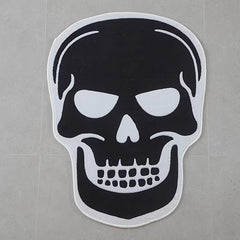 Skull Bath Mat Gothic Decor Halloween Bathroom Mats