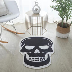 Skull Bath Mat Gothic Decor Halloween Bathroom Mats