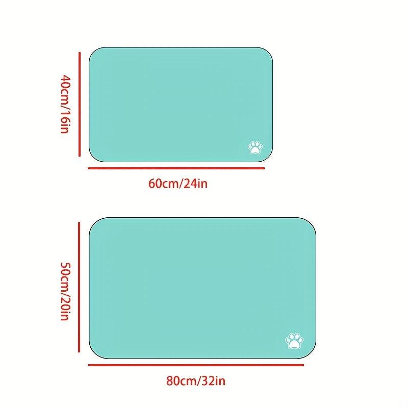 Pet Feeding Mat Absorbent Dog Mat No Stains Quick Dry