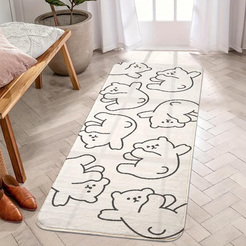 Soft Area Rugs For Bedroom Fluffy Rug Shag Furry Area Rug