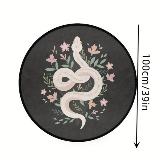 Non-Slip Round Area Rug Fluffy Floor Carpet Bedroom Living Room Bedside Rugs