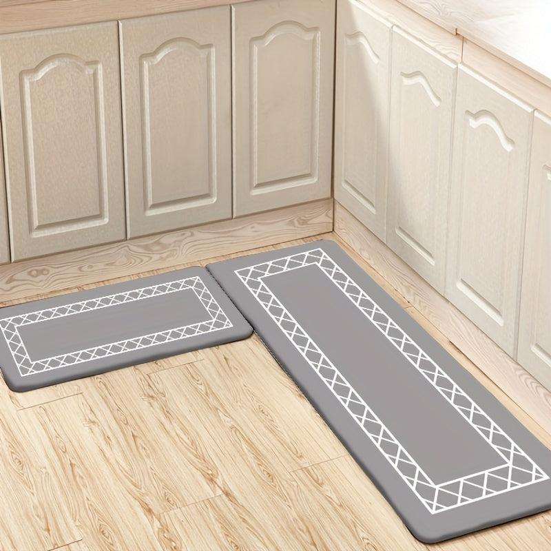 Soft Cushioned Anti Fatigue Kitchen Rug Waterproof Non Slip Floor Mat