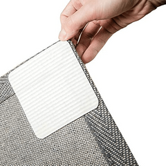 Non Slip Washable Rug Grippers 'Vacuum TECH' Anti Curling Pads
