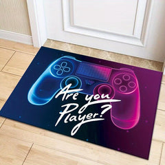 Purple Gaming Rug Teen Kids Soft Durable TPR Backing