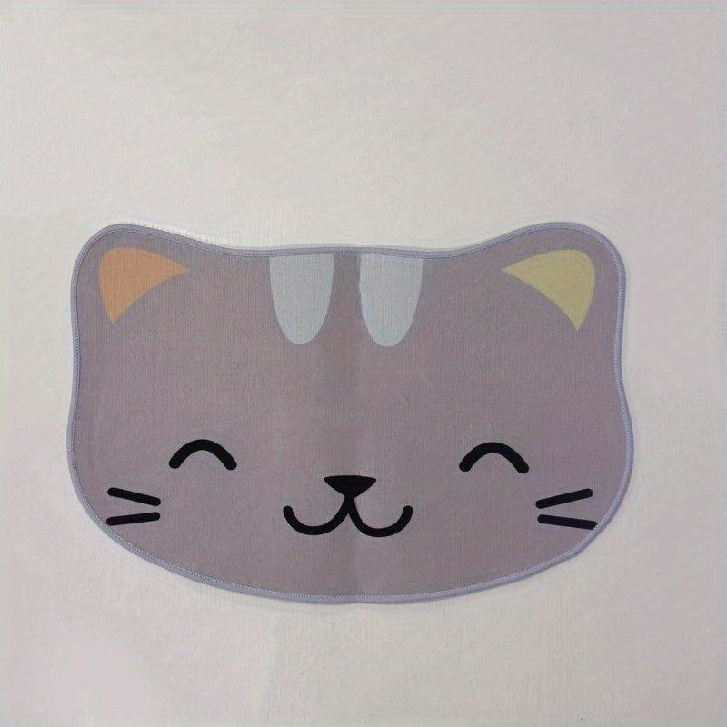 Soft Cat Bath Mat Absorbent Non-slip Floor Mat