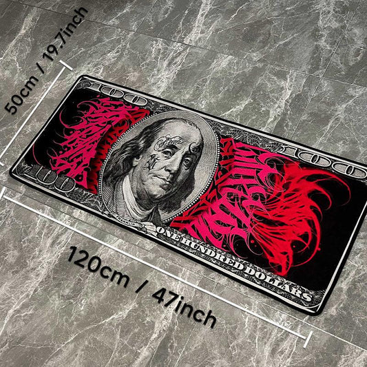 Gothic Dark Hiphop Theme Rug Bedroom Area Rugs