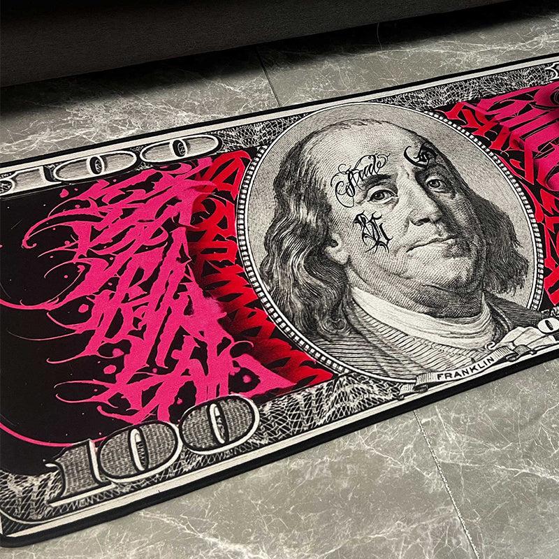 Gothic Dark Hiphop Theme Rug Bedroom Area Rugs
