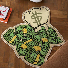 Special Shaped Area Rug Non slip Shag Cashmere Living Room Coffee Table Carpet