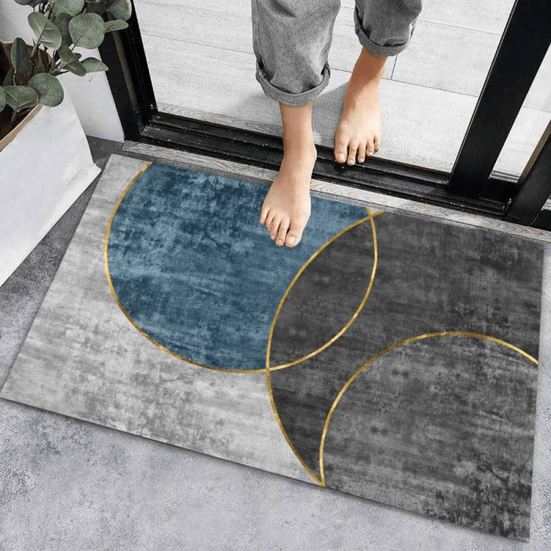 Modern Anti-slip Door Mat Bath Mats Absorbent Home Bathroom Floor Carpet