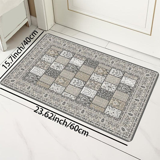 Boho Symmetrical Pattern Bathroom Rug Kitchen Floor Mat Bath Mat