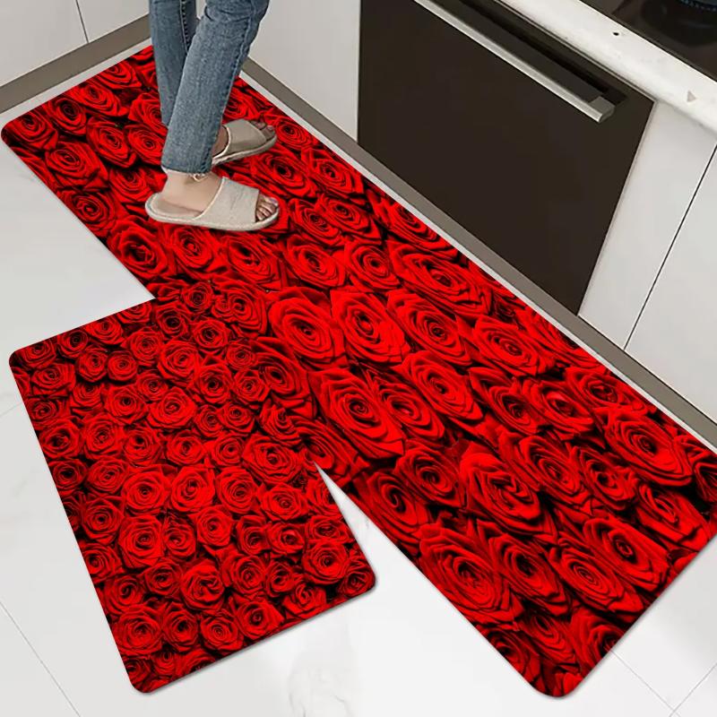 1pc Anti Fatigue Kitchen Mat Polyester Carpet Memory Foam Mat