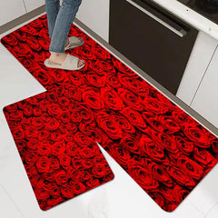1pc Anti Fatigue Kitchen Mat Polyester Carpet Memory Foam Mat