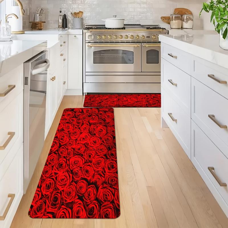 1pc Anti Fatigue Kitchen Mat Polyester Carpet Memory Foam Mat