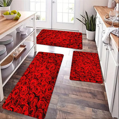 1pc Anti Fatigue Kitchen Mat Polyester Carpet Memory Foam Mat