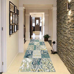 Stylish Vintage Boho Runner Rug Non Slip Non Shedding Waterproof Stain Resistant