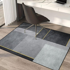 Modern Geometric Doormat Non slip Absorbent Machine Washable