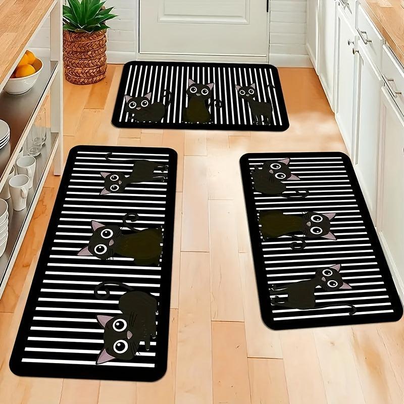 Kitchen Rug Soft Cushioned Anti Fatigue Comfortable Mat Non Slip Memory Foam
