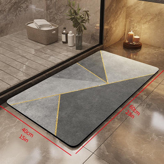 Soft Colorblock Doormat for Home Decor