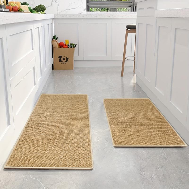 Kitchen Rug 50.8x149.86cm & 50.8x81.28cm Non-Skid Washable Mats