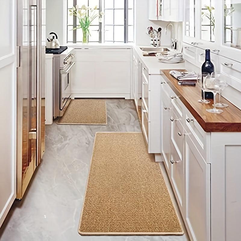 Kitchen Rug 50.8x149.86cm & 50.8x81.28cm Non-Skid Washable Mats