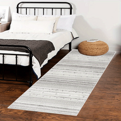Modern Moroccan Runner Rug Non Slip Non Shedding Geometric Runner