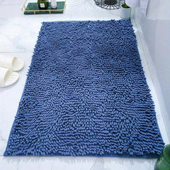 Soft Chenille Bath Rug Non Slip Absorbent Mat