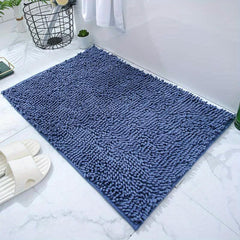 Soft Chenille Bath Rug Non Slip Absorbent Mat