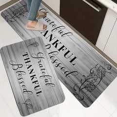 Non Slip Waterproof Kitchen Floor Mat Dirt Resistant Washable Sponge Like