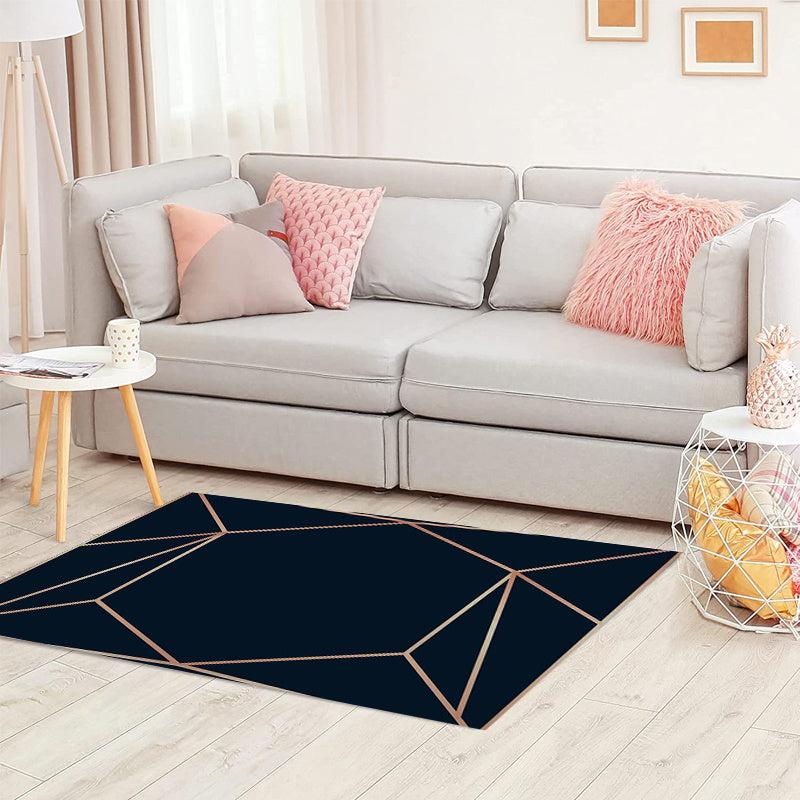 Thick Geometric Rug Non-slip Anti-fatigue Kitchen Mat