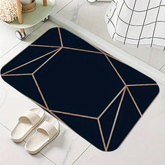 Thick Geometric Rug Non-slip Anti-fatigue Kitchen Mat