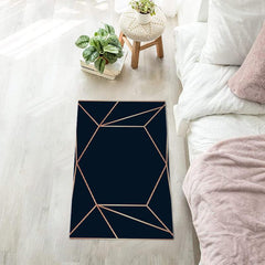Thick Geometric Rug Non-slip Anti-fatigue Kitchen Mat