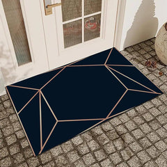 Thick Geometric Rug Non-slip Anti-fatigue Kitchen Mat