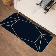 Thick Geometric Rug Non-slip Anti-fatigue Kitchen Mat