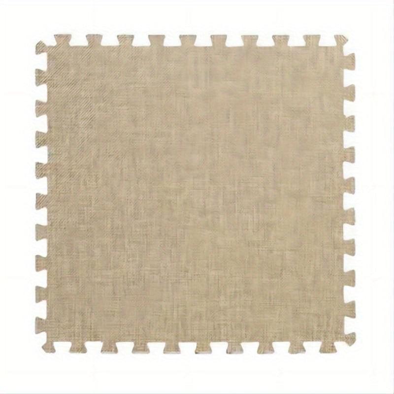 10pcs Interlocking Fluffy Carpet Tiles Soft Playmat Puzzle Floor