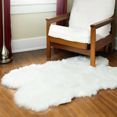 Ultra Soft Animal Fur Area Rug Indoor Carpet Non Slip Mat
