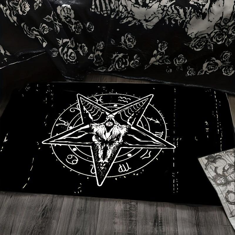 Thickened Gothic Area Rugs Pentagram Living Room Carpet