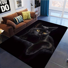 Animal Cat Pattern Anti Slip Carpet Soft Living Room Mat