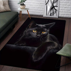Animal Cat Pattern Anti Slip Carpet Soft Living Room Mat