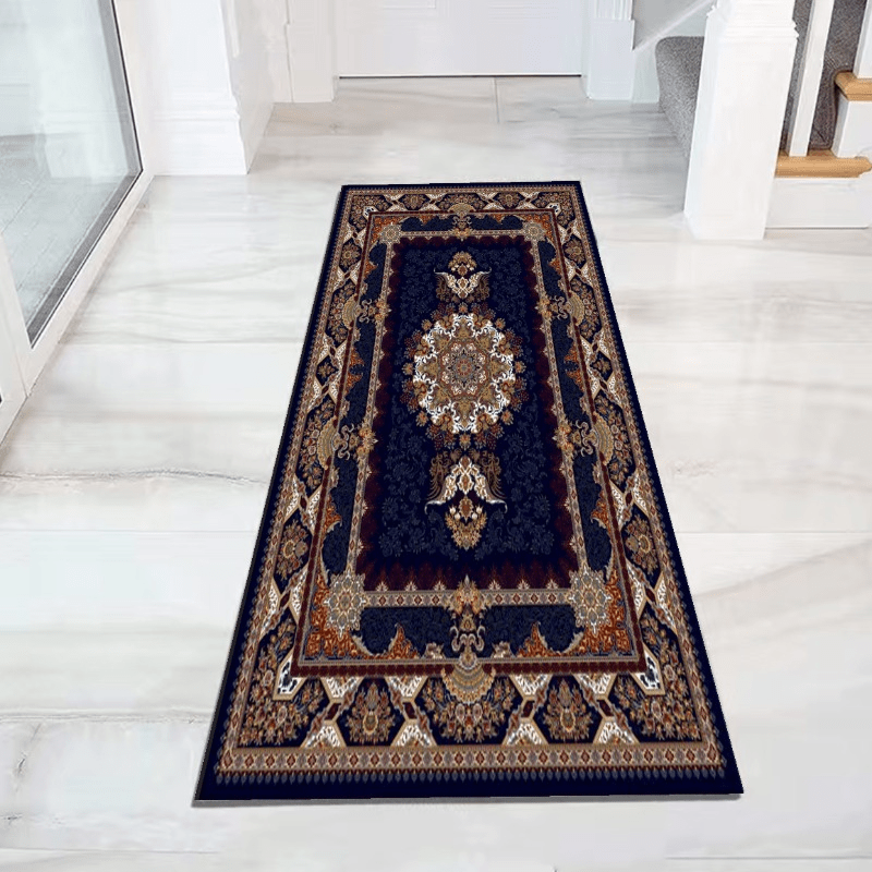 Vintage Boho Persian Runner Rug Loop Velvet Carpet For Living Room Bedroom Bedsi