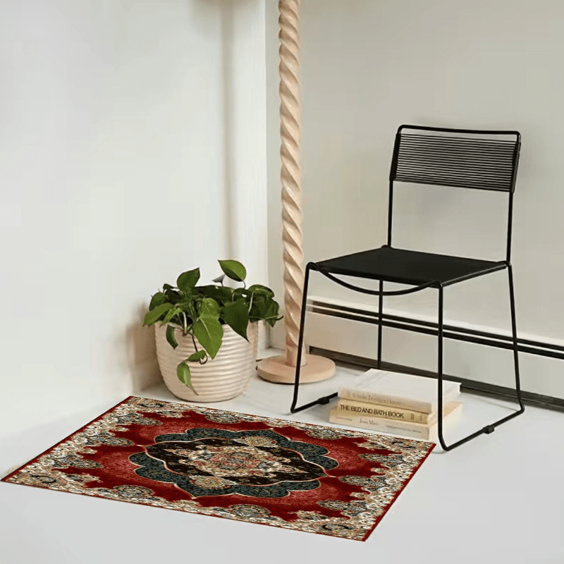 Vintage Boho Persian Runner Rug Loop Velvet Carpet For Living Room Bedroom Bedsi