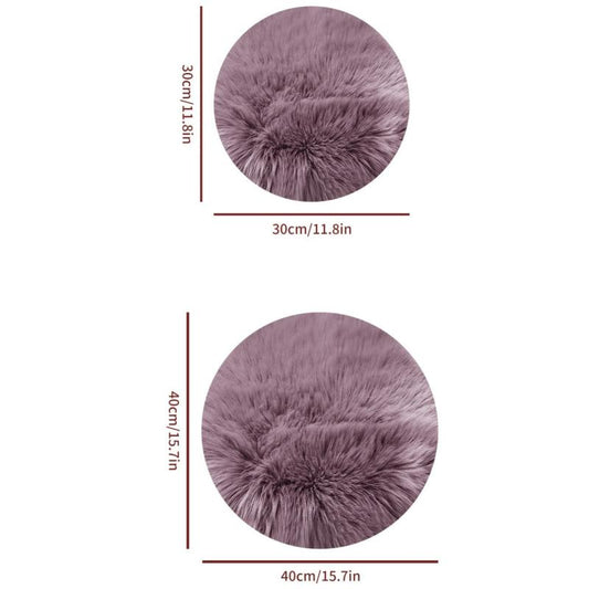 Purple Round Rug Bedroom Floor Mat Home Decor